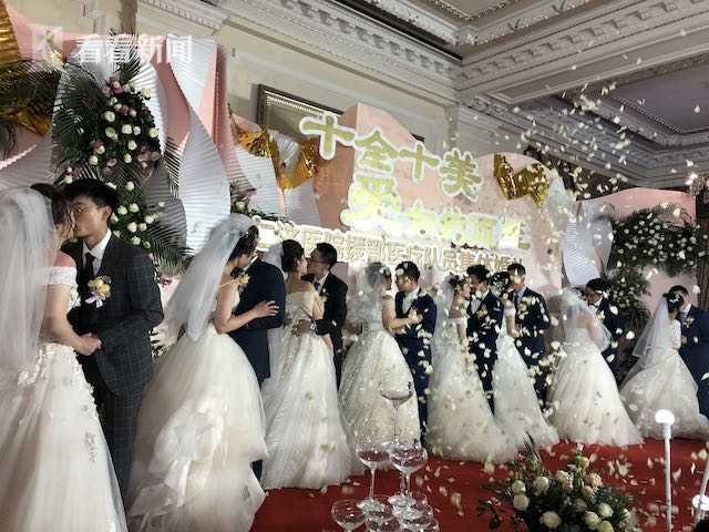 上海援鄂队员举办集体婚礼 详细经过现场图背后故事令人感动