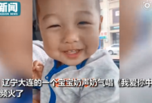 2岁宝宝奶声奶气唱我爱你中国 现场图视频曝光网友被萌翻了