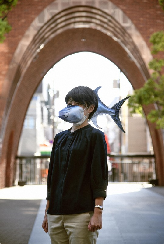 日本金枪鱼口罩保持社交距离怎么回事 金枪鱼口罩图片有点奇葩