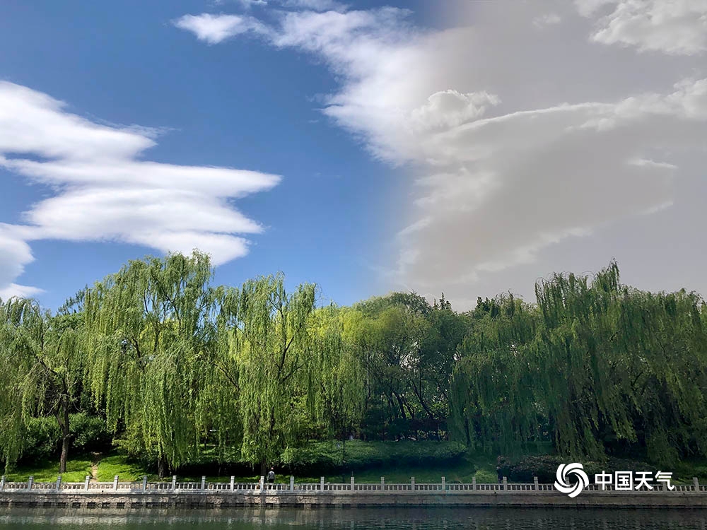 北京沙尘前后对比图照片曝光 北京天空会什么会出现两种颜色