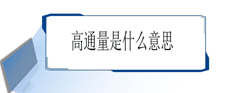 高通量是什么意思