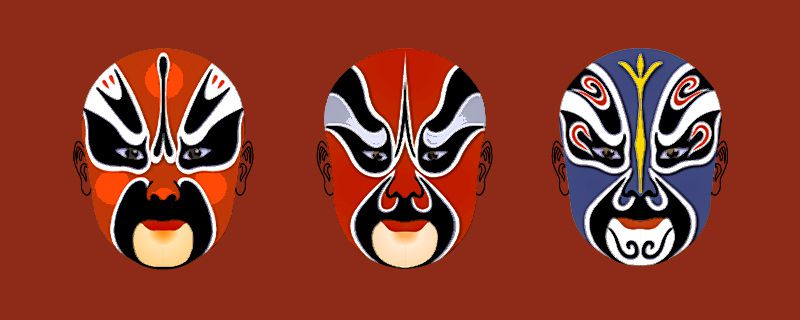 京剧中脸谱颜色不同，代表的人物性格特点是不同的