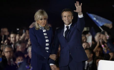马克龙连任法国总统 欧美开心俄罗斯叹气